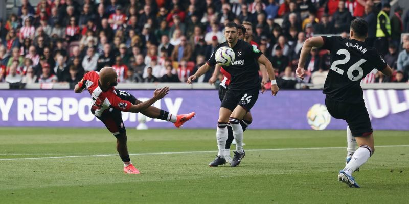 Cập nhật hiệu suất thi đấu Brentford vs West Ham United